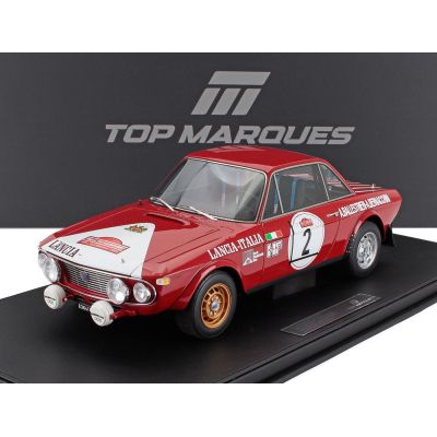 TOPMARQUES LANCIA FULVIA HF 1600 COUPE (night version) N 2 WINNER RALLY SANREMO 1972 AMILCARE BALLESTRIERI - ARNALDO BERNACCHINI