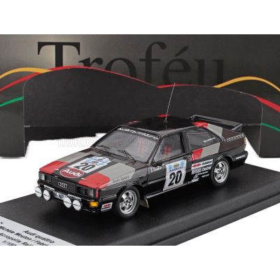 TROFEU AUDI QUATTRO (night version) N 20 RALLY ACROPOLIS 1981 MICHELE MOUTON - FABRIZIA PONS - BROWN 1/43