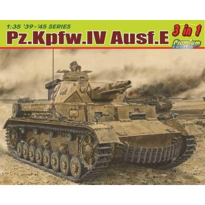 Model Kit tank 6874 - Pz.Kpfw.IV Ausf.E (3 in 1) (1:35)