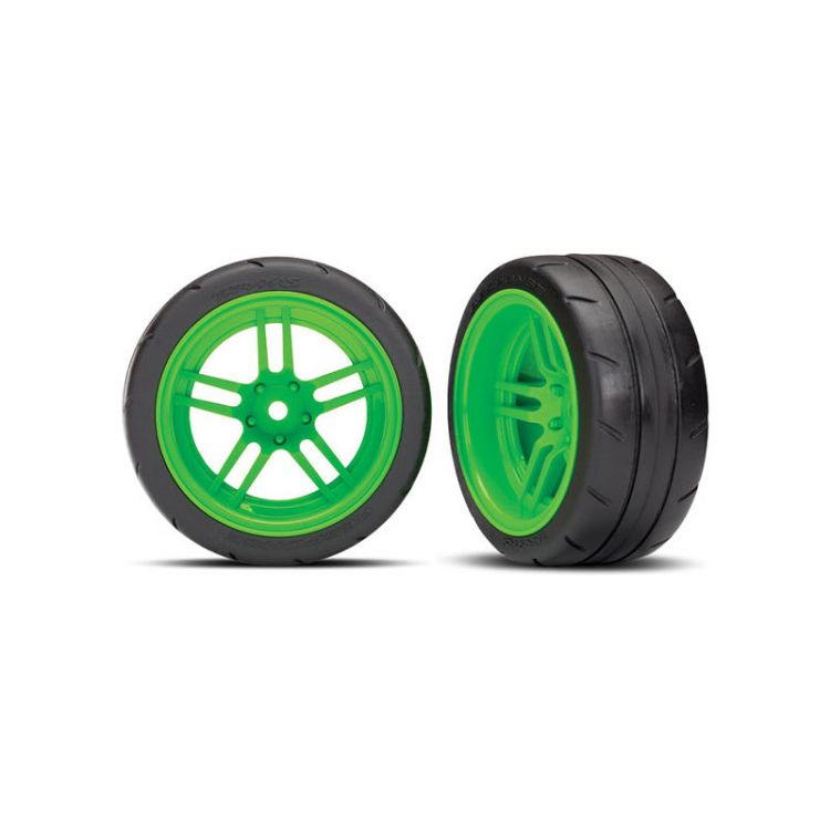 4-Tec 2.0: Zadní kola 1.9" split-spoke zelené (2)