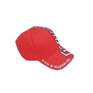 Červená čepice "Graupner Modellbau"