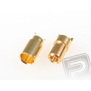 7945 G6.0mm 1 pár pružinový konektor zlatý