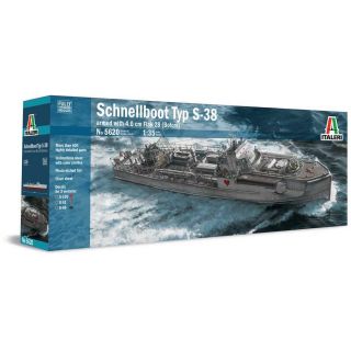 Model Kit loď 5620 - SCHNELLBOOT S-38 with Bofors (1:35)