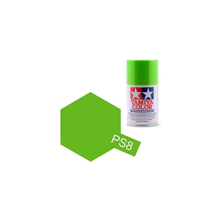 Tamiya Color PS-8 Light Green Polycarbonate Spray 100ml