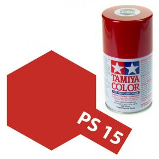 Tamiya Color PS-15 Metallic Red Polycarbonate Spray 100ml
