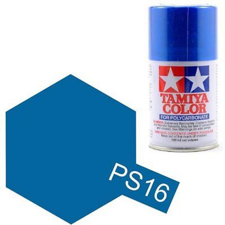 Tamiya Color PS-16 Metallic Blue Polycarbonate Spray 100ml