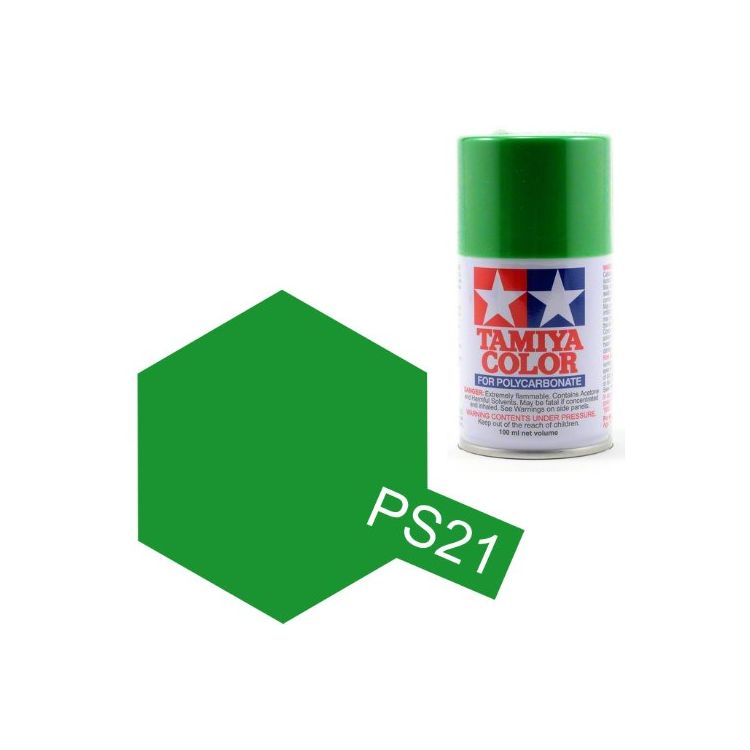 Tamiya Color PS-21 Park Green Polycarbonate Spray 100ml