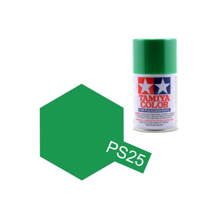 Tamiya Color PS-25 Light Green Polycarbonate Spray 100ml