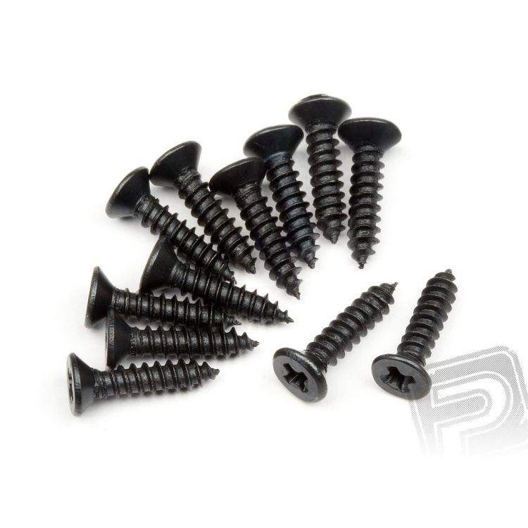 Samořezný šroub se záp. hlavou M2,6x12mm (12 ks) Samořezný šroub se záp. hlavou M2,6x12mm (12 ks)