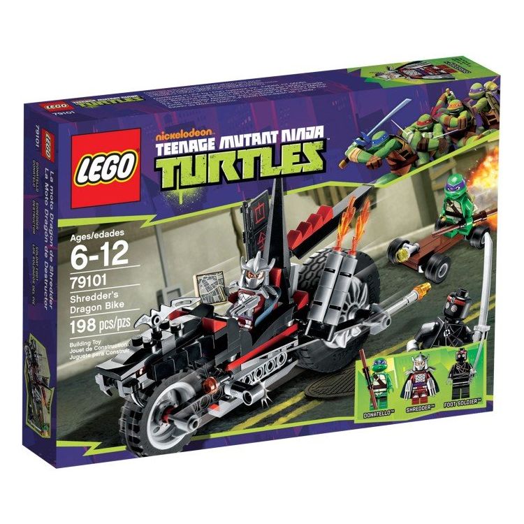 LEGO Ninja Turtles - Trhačova dračia motorka