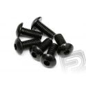 Šroub imbus s čočkovou hlavou M5x12mm, 6ks