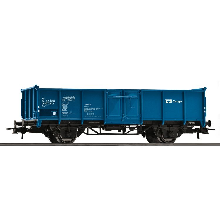 Otvorený nákladný vagón, modrý, ČD