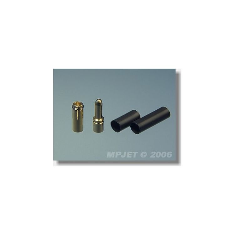 21034 Konektory MP JET gold 3,5 pro drát 4 mm2- 2 páry