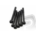 Šroub imbus M3 X 42mm (černý/6ks)