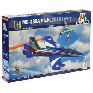 Model Kit letadlo 1418 - MB-339A P.A.N. 2018 Livery (1:72)