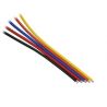 5x silikonový kabel 12AWG (3,3qmm) v délách 190mm. Barvy: červená, černá, oranžová, žlutá, modrá