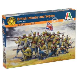 Model Kit figurky 6187 - British Infantry and Sepoys (1:72)