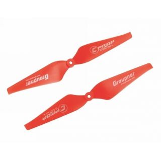 Graupner COPTER Prop 10x4 pevná vrtule (2ks.) - červené