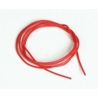 Silikónový kábel 0,5qmm, 20AWG, 1meter, červený
