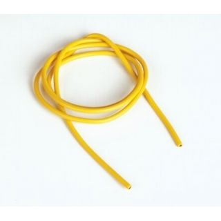 Silikónový kábel 2,6qmm, 13AWG, 1meter, žltý