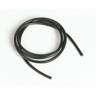 Silikónový kábel 3,3qmm, 12AWG, 1meter, čierny