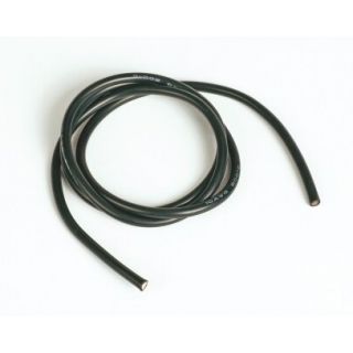 Silikónový kábel 6,6qmm, 9AWG, 1meter, čierny