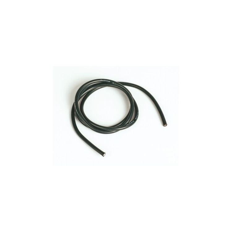 Silikonový kabel 6,6qmm, 9AWG, 1metr, černý