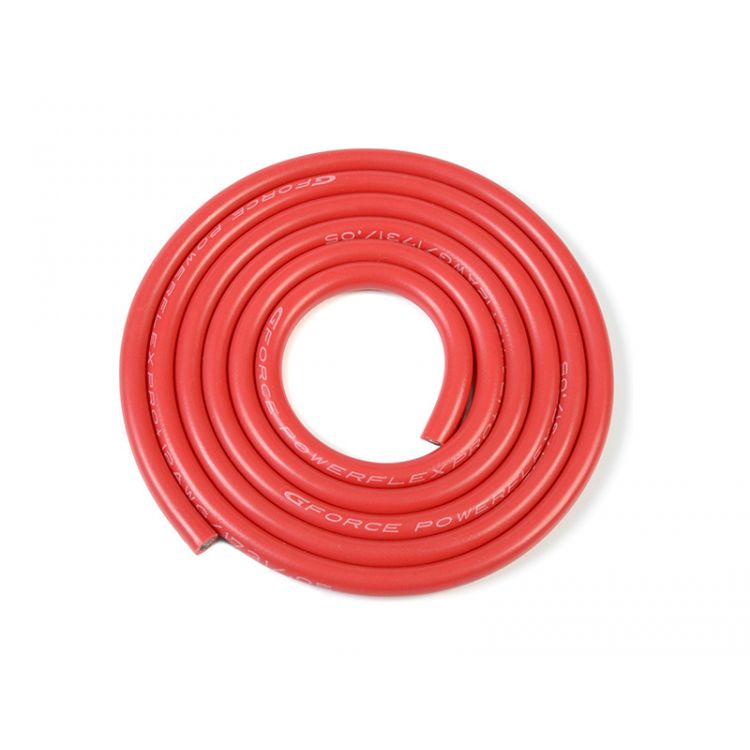 Kabel se silikonovou izolací Powerflex 12AWG červený (1m)