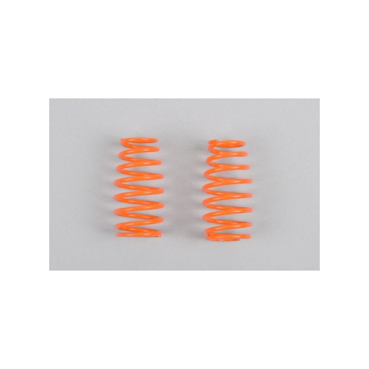 Pružiny tlumičů soudkové 2,4mm, oranžové, 2ks.