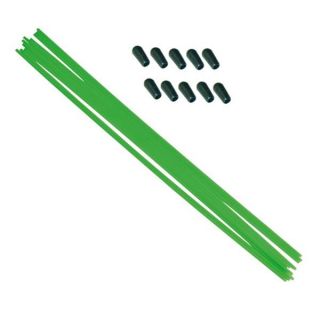 Anténové trubičky RC AUTA 10 ks. - zelené