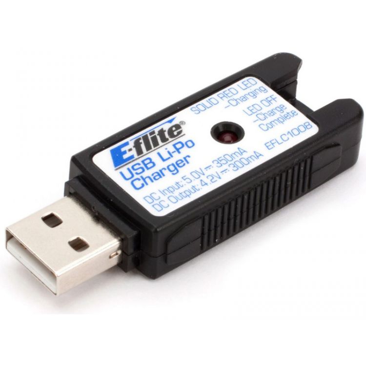 Nabíječ USB 1-článek LiPol 300mA