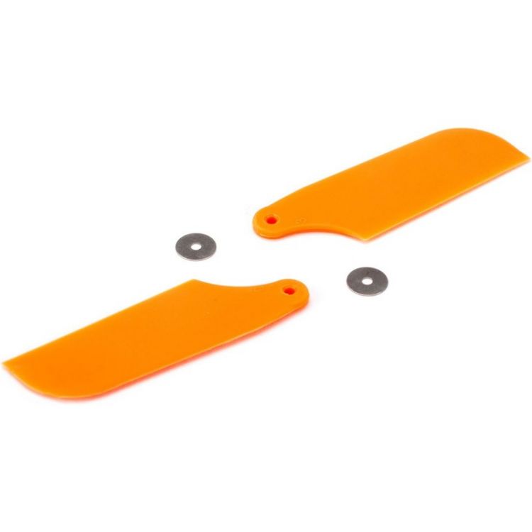 Blade 450/X: Listy ocasního rotoru oranžové