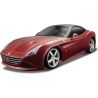 Kovový model auta 1:18 Bburago 18-16003 Ferrari California T se zataženou střechou nejen pro sběratele.  Má otevírací dveře a kapotu, odpružené nápravy, natáčení kol volantem je plně funkční. Barva modelu je červená Ferrari a je přibližně 24 cm velký.