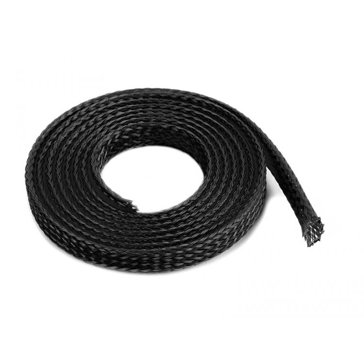 Ochranný kabelový oplet 6mm černý (1m)