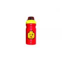 LEGO ICONIC Girl láhev na pití - červená