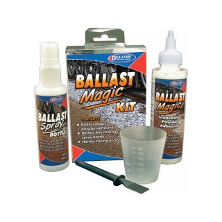 Ballast Magic práškové lepidlo pro model. železnici (sada)