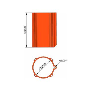 Klima Základna 35mm 4-stabilizátory oranžová