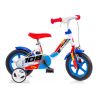 Dětské kolo Dino Bikes 108FLB pro nejmenší děti, které se chtějí naučit jezdit kole. Ráfek s plnou pneumatikou bez dohušťování, kolo má přední čelisťovou brzdu, stálý převod a je vybaveno pomocnými kolečky.