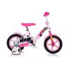 Dětské kolo DINO Bikes - Dětské kolo 10" růžové, výrobce Dino Bikes Italy pro nejmenší děti, které se chtějí naučit jezdit kole. Ráfek s plnou pneumatikou bez dohušťování, bez brzdy, stálý převod, je vybaveno pomocnými kolečky.