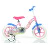 Dětské kolo DINO Bikes - Dětské kolo 10" Pepa Pig, výrobce Dino Bikes Italy pro nejmenší děti, které se chtějí naučit jezdit kole. Ráfek s plnou pneumatikou bez dohušťování, bez brzdy, stálý převod (furtšlap), kolo je vybaveno pomocnými kolečky.
