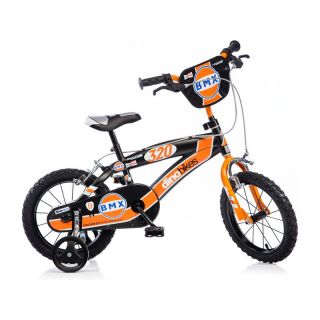 DINO Bikes - Dětské kolo 14" BMX černé