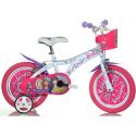 DINO Bikes - Dětské kolo 16" Barbie s košíkem