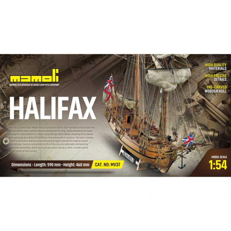 MAMOLI Halifax 1768 1:54 kit
