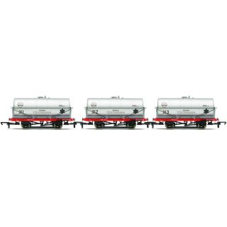 Set tří nákladních vagónů HORNBY R6788 - 20 Ton Tank Wagon, ICI