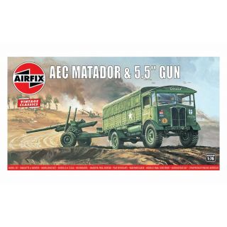 Classic Kit VINTAGE military A01314V - AEC Matador & 5.5" Gun (1:76)