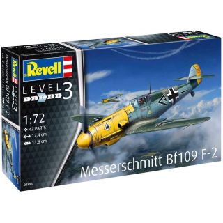 Plastic ModelKit letadlo 03893 - Messerschmitt Bf109 F-2 (1:72)