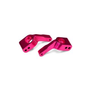 Traxxas - těhlice hliníková ružová (P + L)
