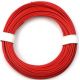 Kabel silikon 0.25mm2 1m (červený)