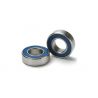 Kuličkové ložisko Traxxas o vnitřním průměru 8 mm, vnějším průměru 16 mm a šířce 5 mm s oboustranným gumovým těsněním modré barvy. V balení jsou 2 kusy ložisek.