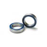 Kuličkové ložisko Traxxas o vnitřním průměru 12 mm, vnějším průměru 18 mm a šířce 4 mm s oboustranným gumovým těsněním modré barvy. V balení jsou 2 kusy ložisek.